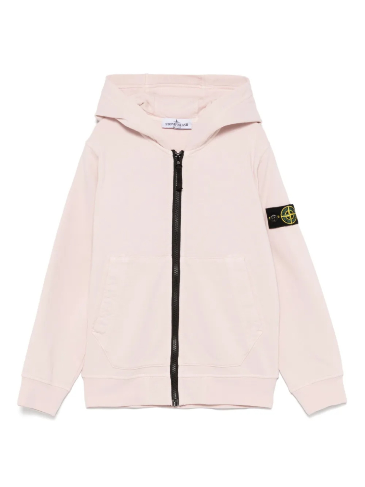 

Худи с нашивкой Compass Stone Island Junior, розовый