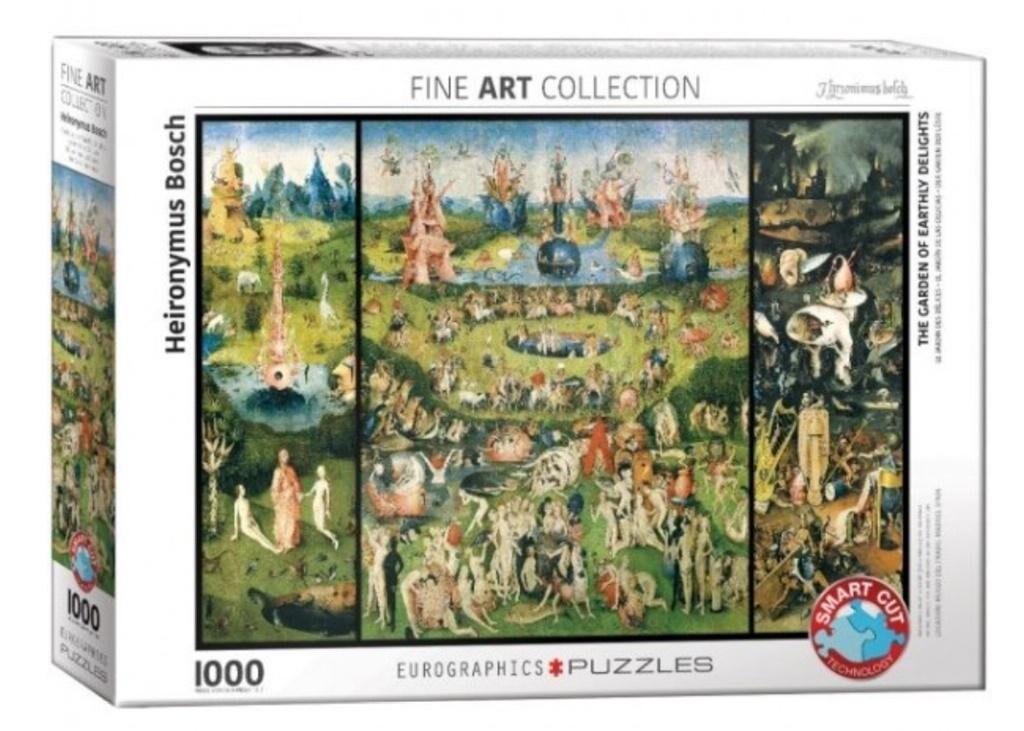 

Еврографика, пазл, Сад земных наслаждений, Bosch, 1000 шт. EuroGraphics