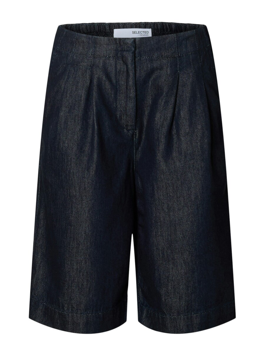 

Джинсы с широкими штанинами и складками SELECTED SLFVela, морской синий