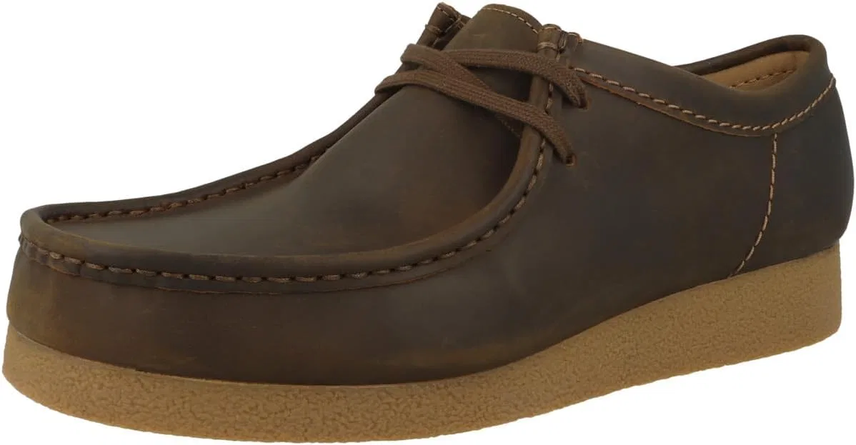 Туфли Clarks Originals Men's Wallabee Evo Suede, Dark Brown — фото 4