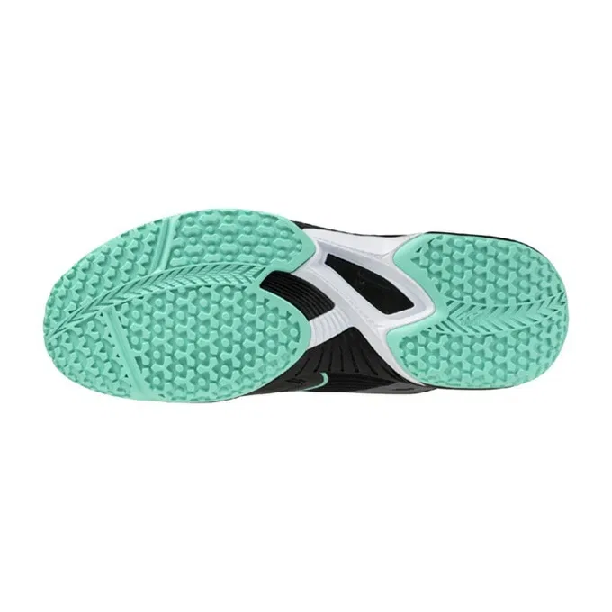 Унисекс теннисные кроссовки «Wave Exceed 6 Wide OC» от Mizuno, White X Navy (18) — фото 3