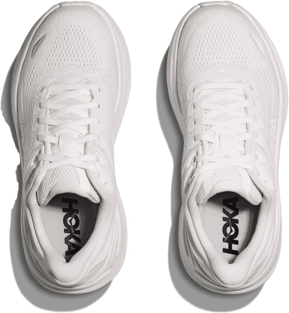 Мужские беговые кроссовки HOKA Bondi 9, White / White — фото 4