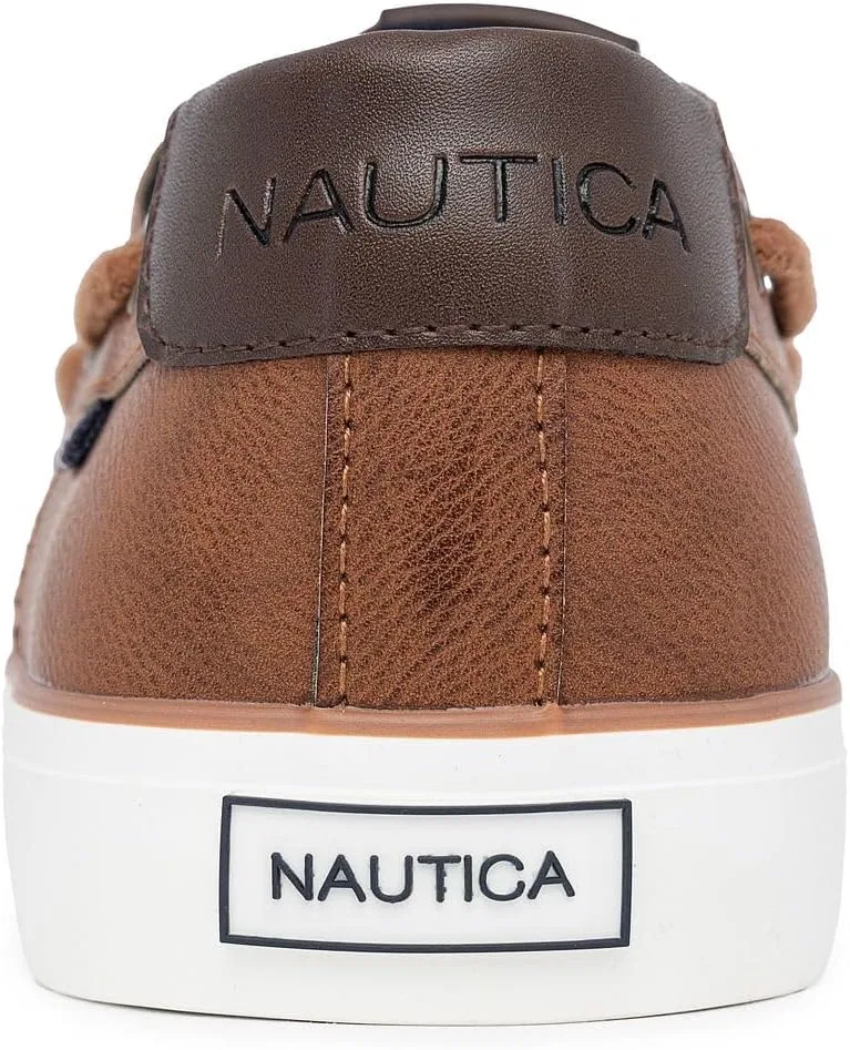 Мокасины Nautica Moc-Toe Loafers, коричневый — фото 3