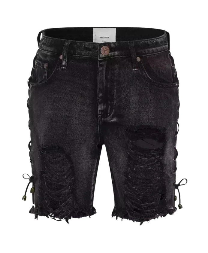 

Джинсовые шорты для женщин с эффектом омбре One Teaspoon, черный
