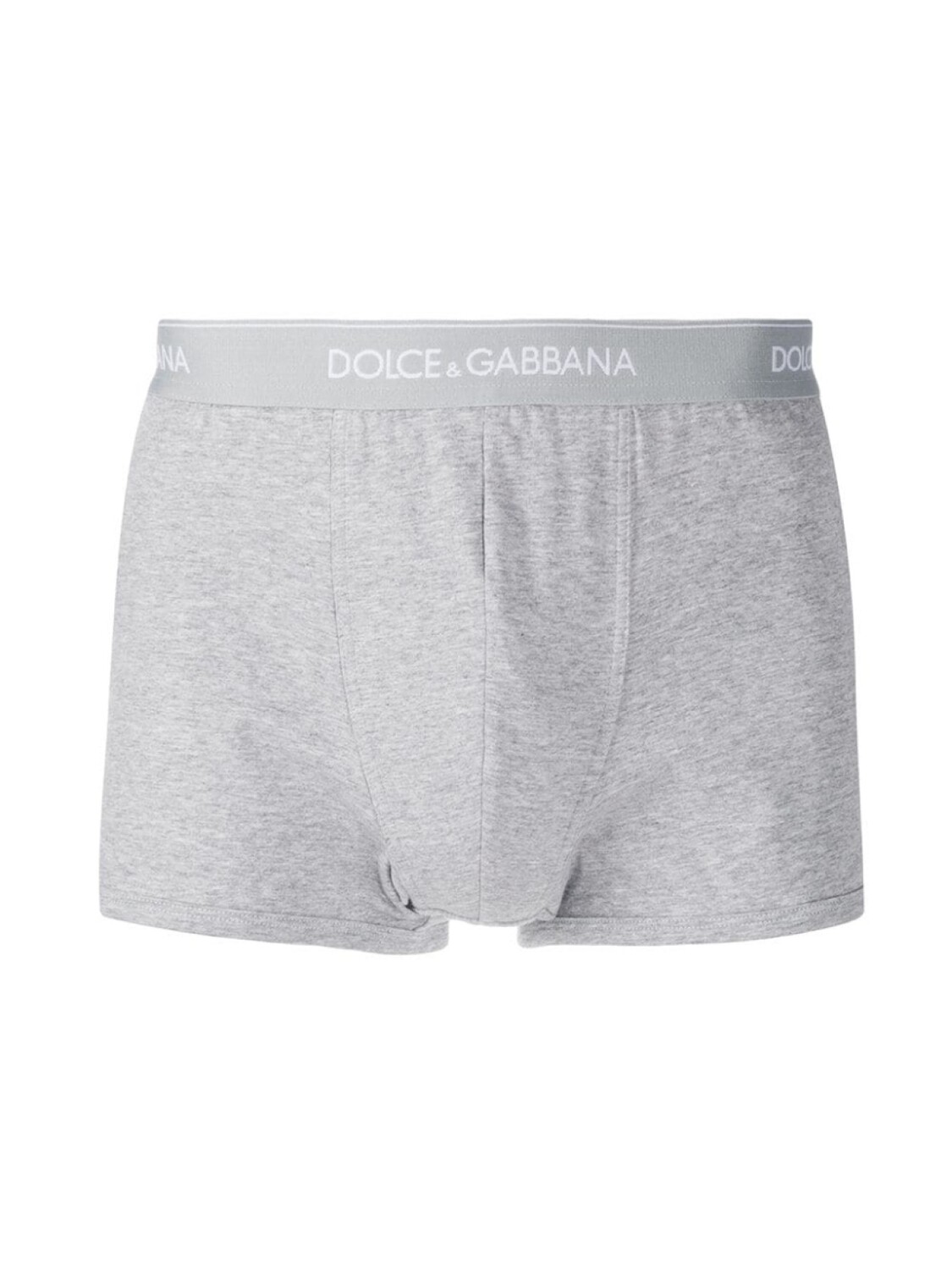 Dolce & Gabbana комплект из двух боксеров с логотипом, серый — фото 2