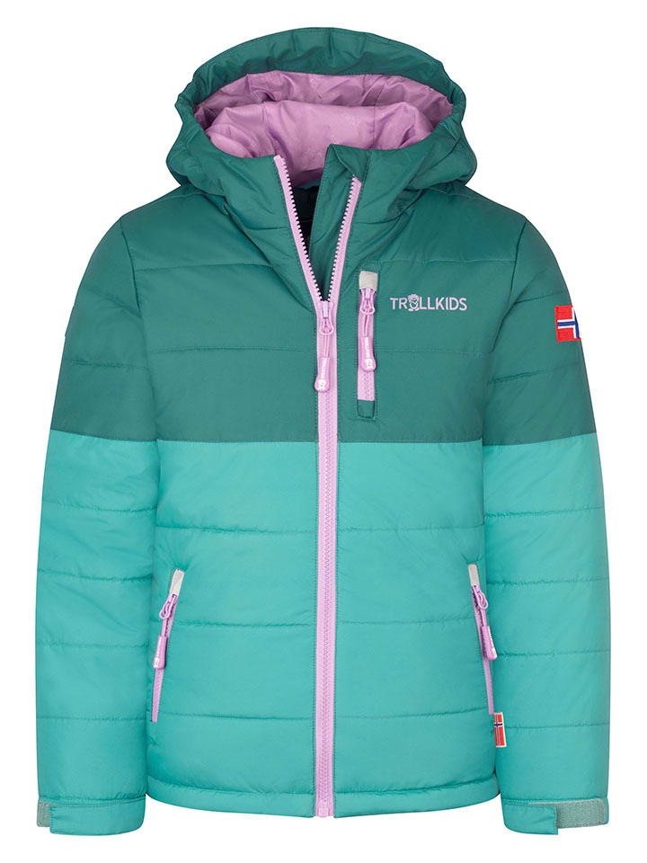 

Лыжная/сноубордическая куртка "Hemsedal" бензин Trollkids