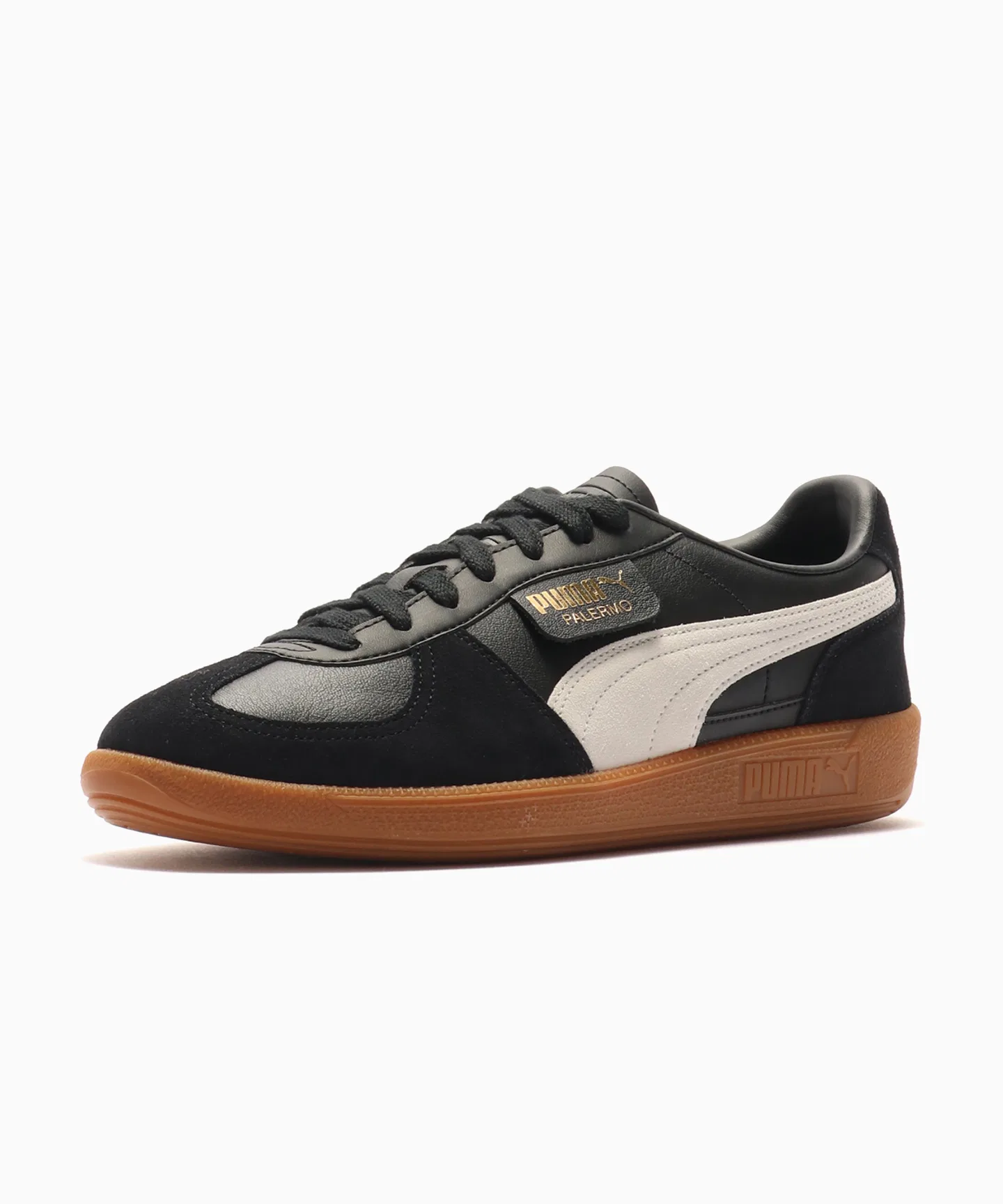 Мужские кроссовки PUMA Palermo LTH из натуральной кожи чёрные — фото 2