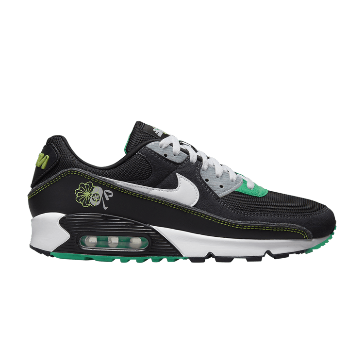 

Кроссовки Nike Air Max 90 SE 'Swoosh Fiber - Black', черный