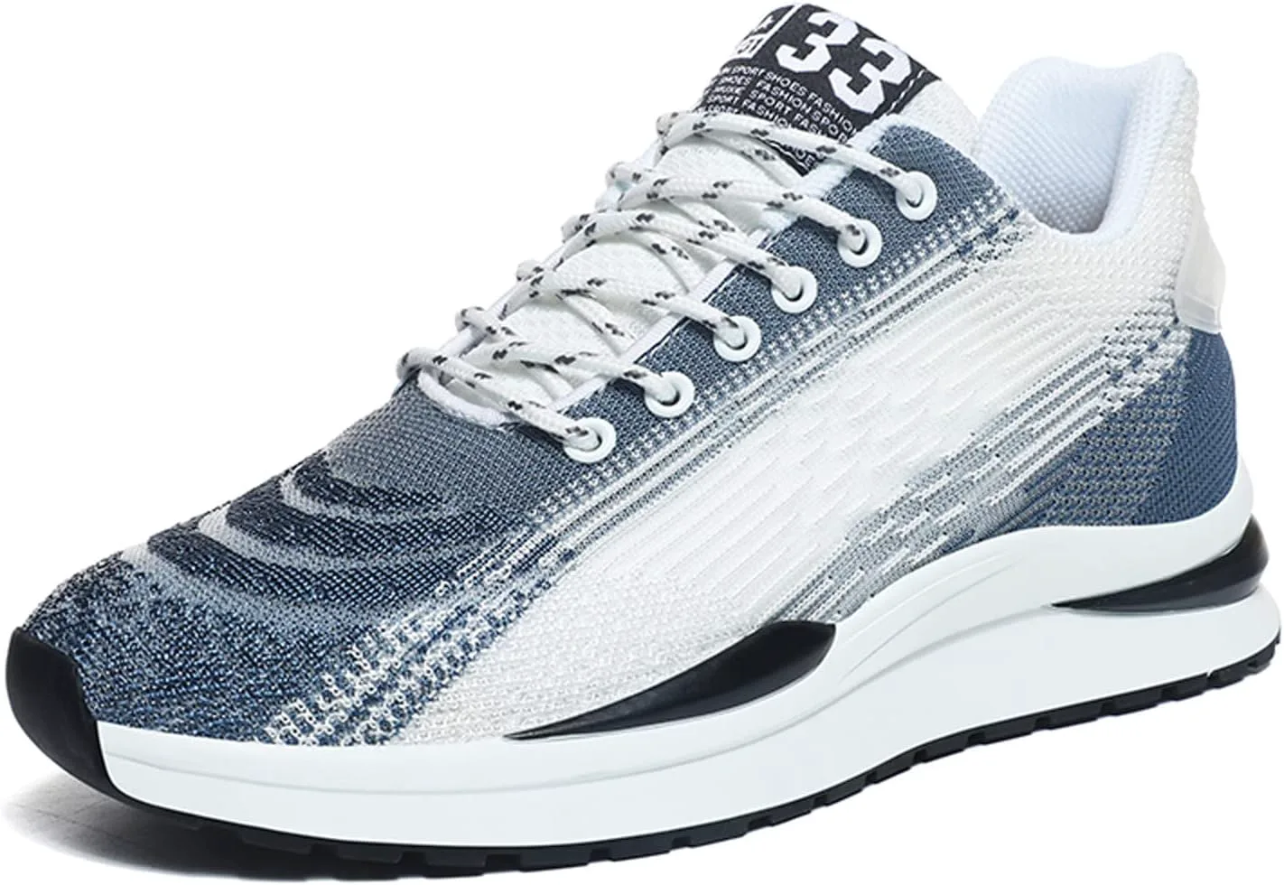 

Кроссовки CERYTHRINA Men Elevator, спортивная обувь с невидимым увеличением роста на 6 см, шнуровка, модные кроссовки, белый