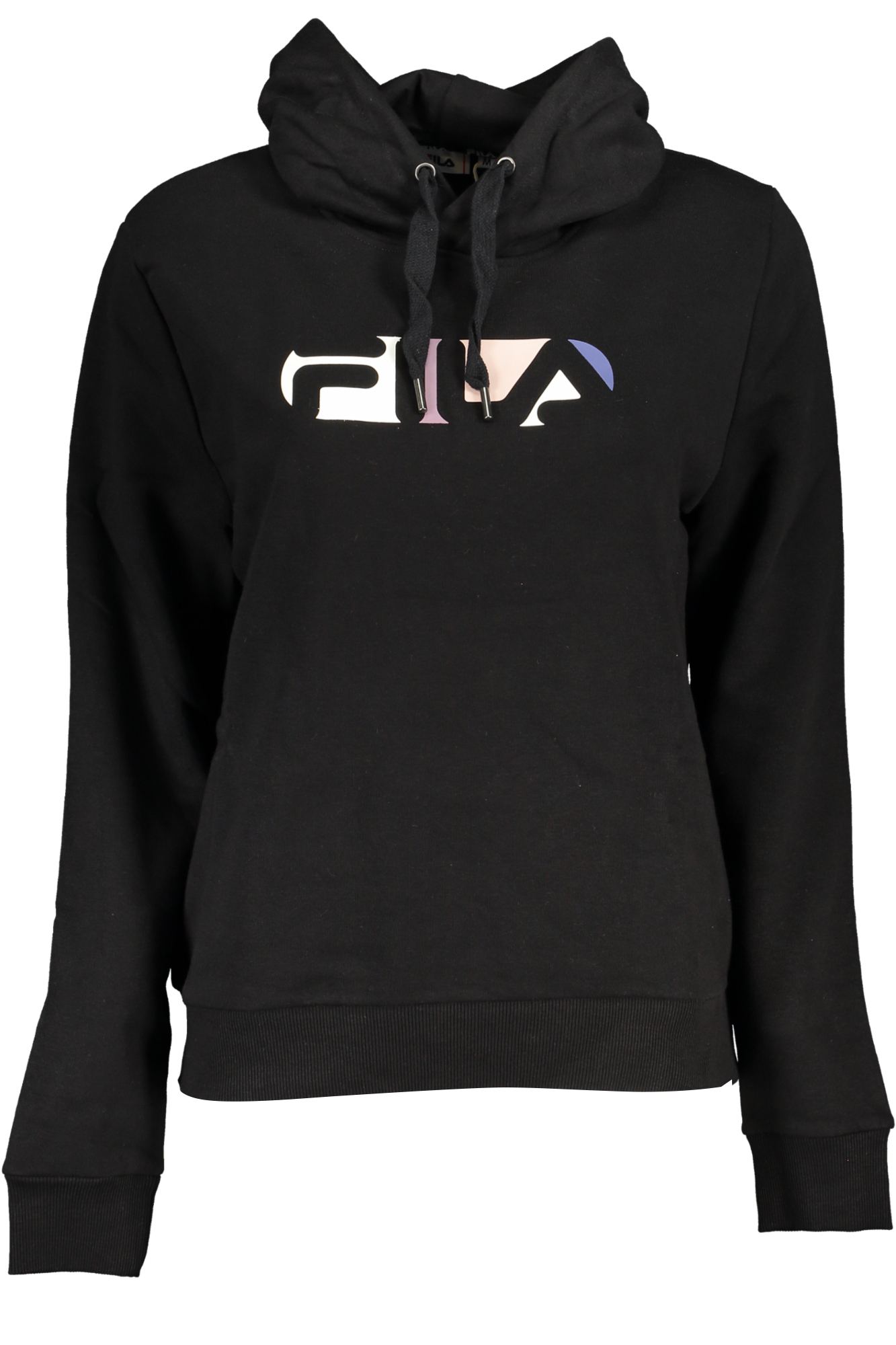 

Толстовка женская Fila с принтом логотипом, черный
