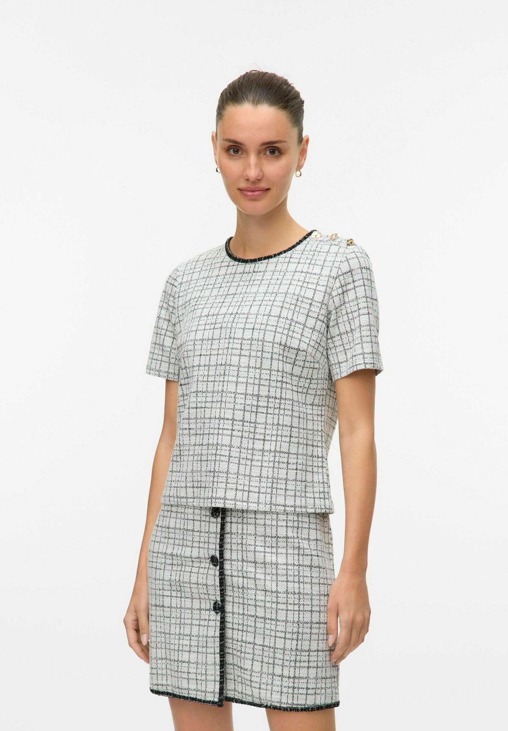 

Футболка с принтом Camicetta Vero Moda, слоновая кость