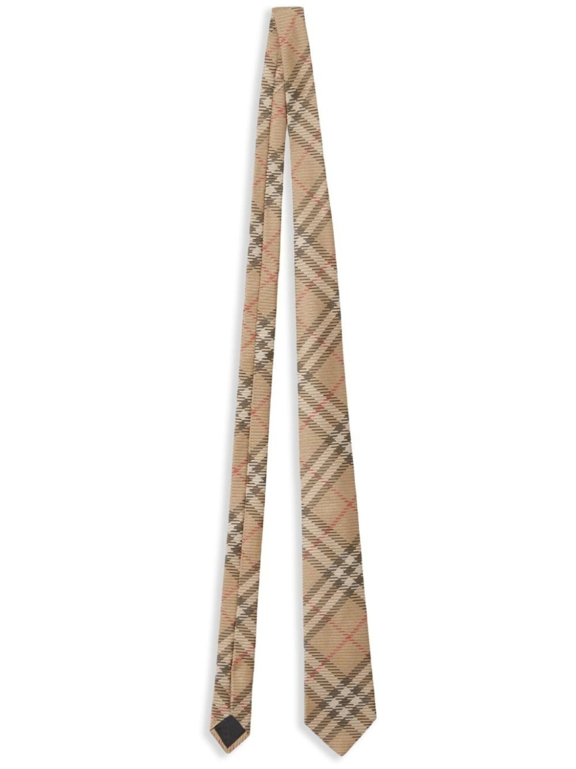 

Burberry шелковый галстук в клетку, нейтральный цвет