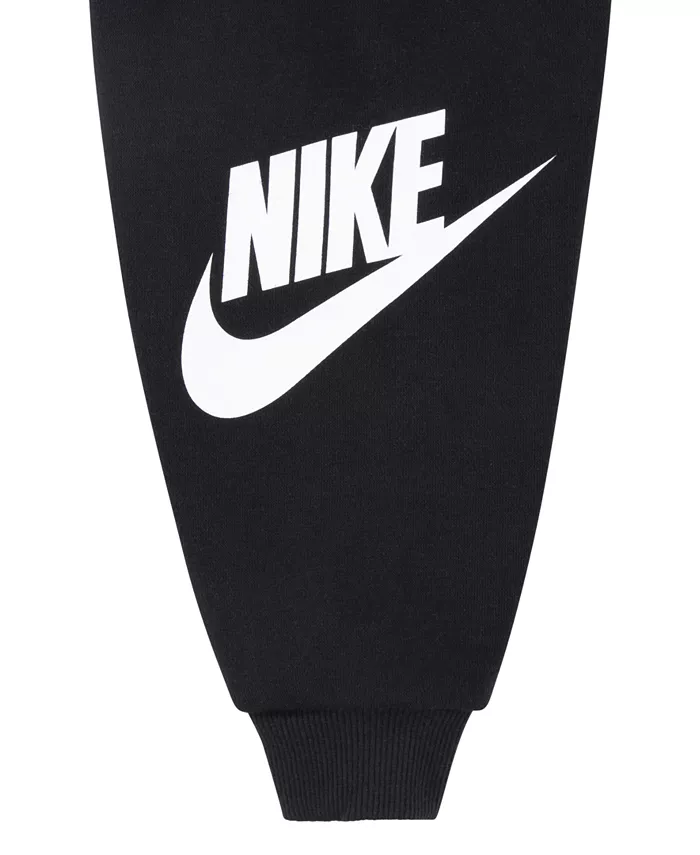 Детский комплект для мальчиков из двух предметов: худи и брюки Club Fleece Nike, черный — фото 4