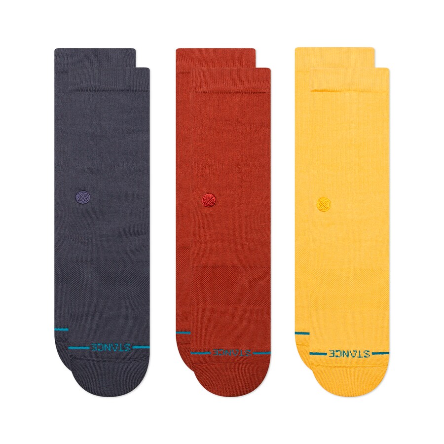 

Спортивные носки Stance Athletic Socks ICON, цвет navy/yellow/blood red