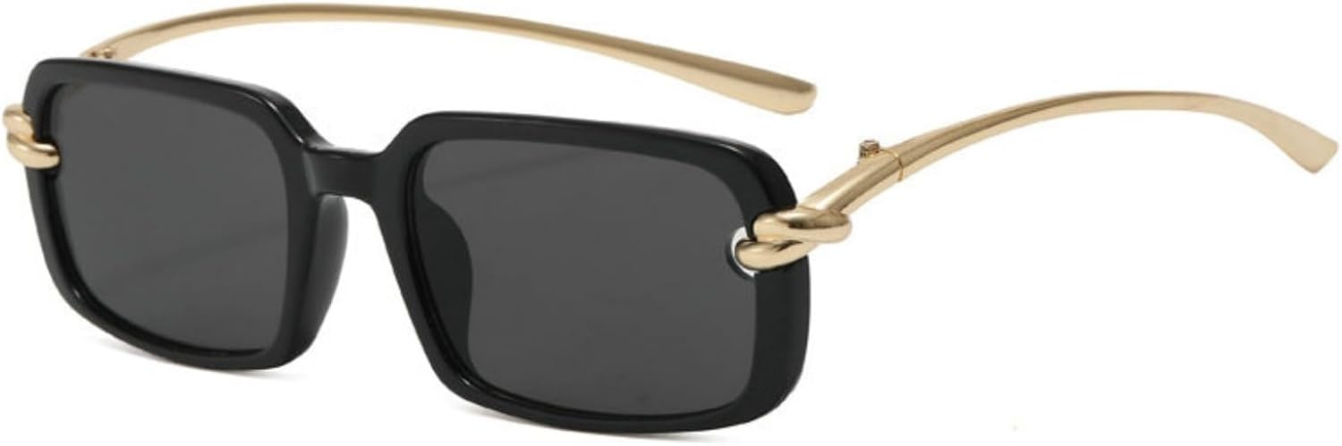 

Солнцезащитные очки Willochra в стиле ретро, ​​прямоугольные, для женщин и мужчин, винтажные, с маленькой квадратной металлической оправой, в стиле 90-х, модные, узкие, C1