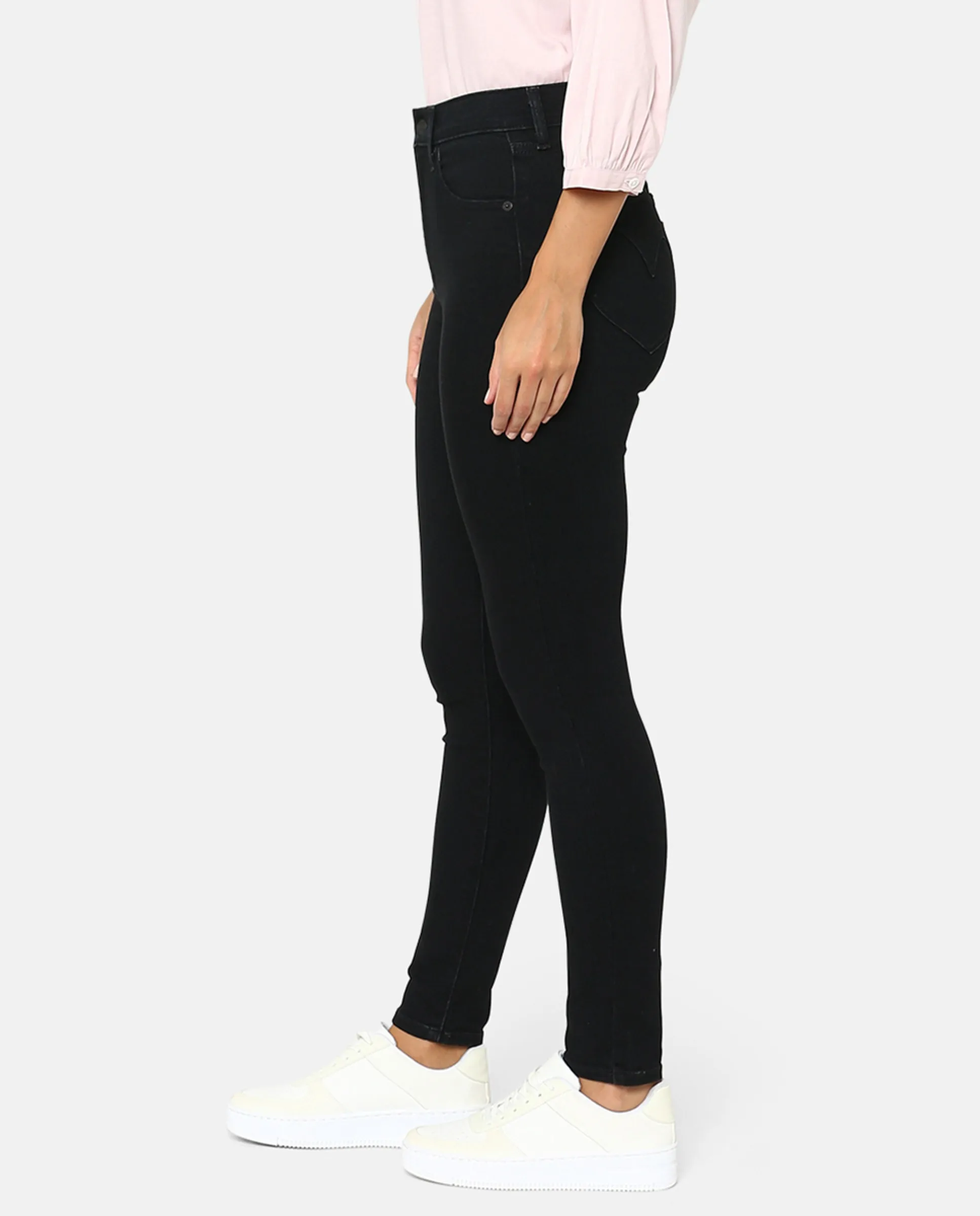 Женские высокие узкие джинсы Vaquero pitillo Retro High Skinny Levi'S, черный — фото 4