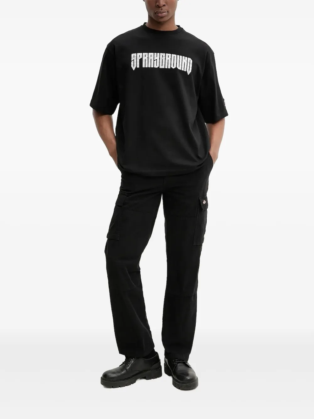 

Футболка с принтом Sprayground, черный