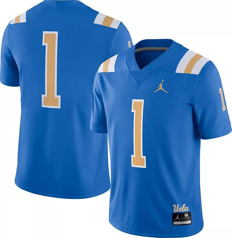 

Мужская футбольная майка Jordan UCLA Bruins #1 True Blue Dri-FIT Game