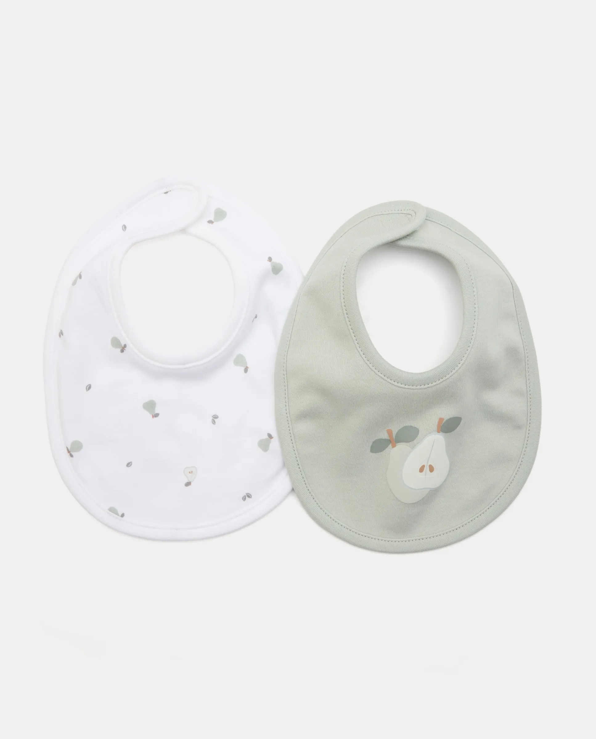 

Набор из двух детских слюнявчиков Cotton Juice, зеленый