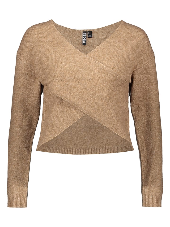 

Пуловер Pieces Pullover, кэмел