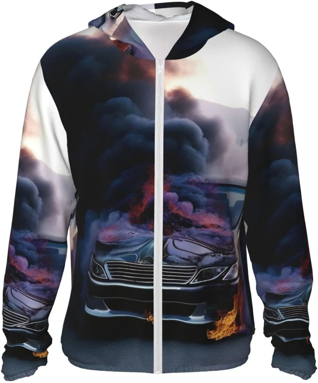 

Термозащитная толстовка с длинными рукавами и полной молнией UPF 50+ GFLFMXZW