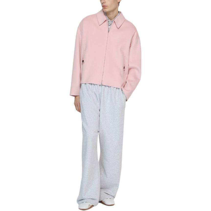 Кашемировые куртки и пальто весна-лето 2026, мужские Acne Studios, розовый — фото 4