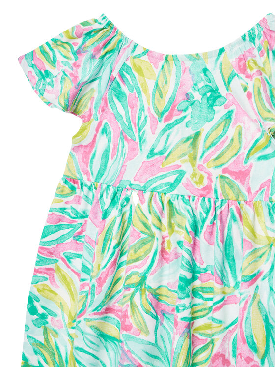 Летнее платье свободного покроя 34VAGV010 United Colors Of Benetton, мультиколор — фото 3