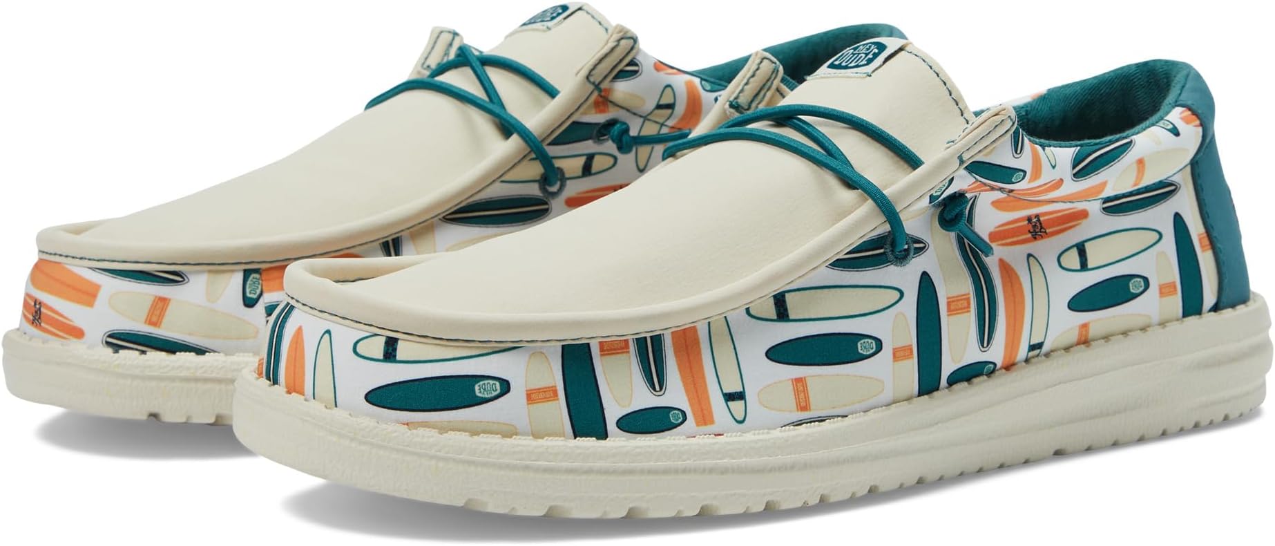 

Лоферы Hey Dude Wally Surfboard, цвет Tan/Multi