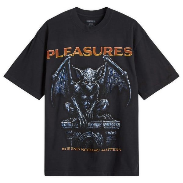 

Футболка с изображением горгульи Pleasures, черный