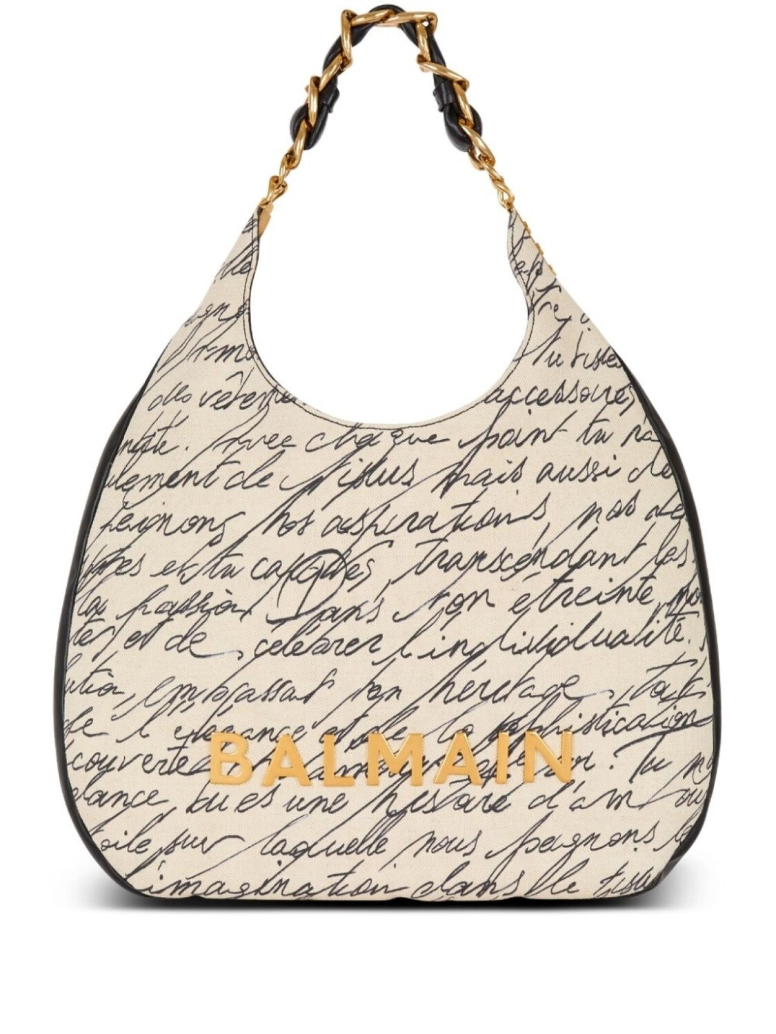 

Большая сумка на плечо 1945 Soft Hobo Balmain, белый