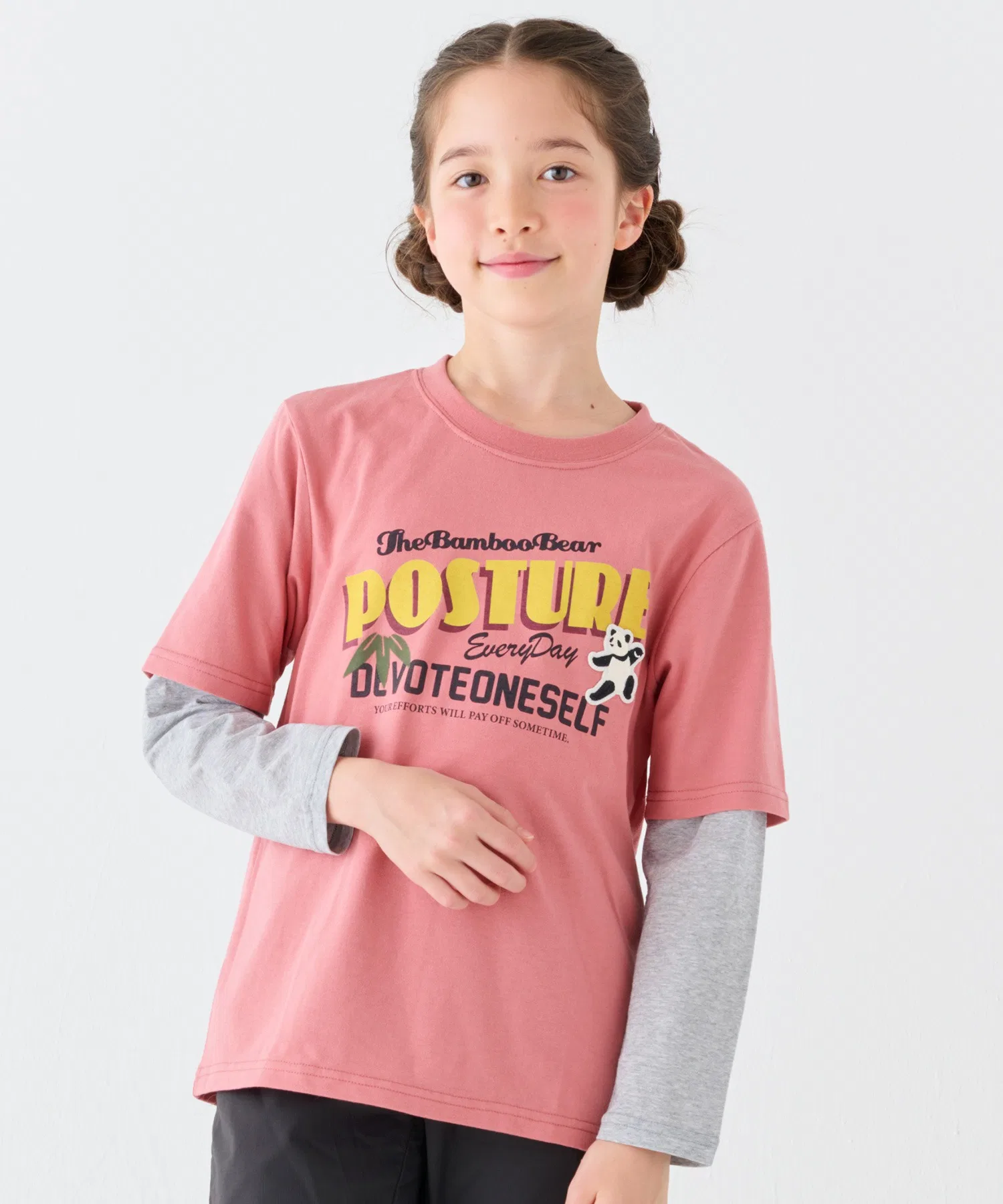 Детская футболка с пандой KRIFF MAYER Kid's Collection JOIN-TEE розовая