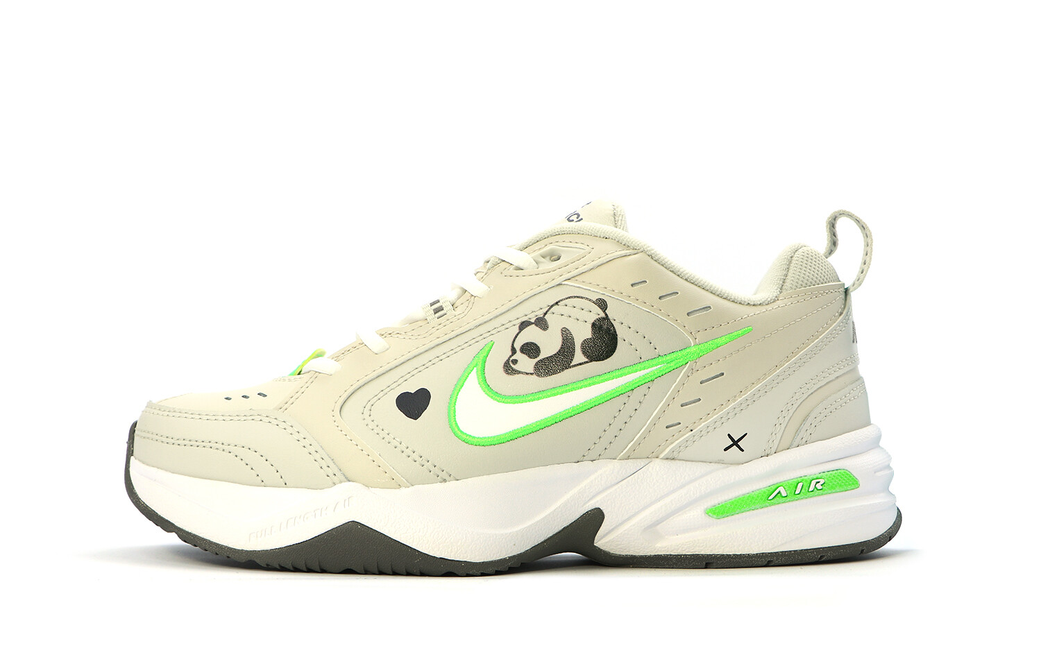 

Мужские массивные кроссовки Nike Air Monarch 4, White/Green