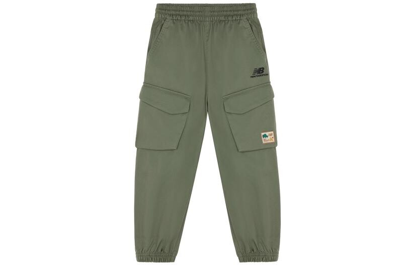

Детские трикотажные спортивные штаны New Balance, цвет Military Green