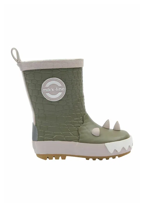 Сапоги резиновые 3D dragon wellies Mikk-Line, пыльно-оливковый