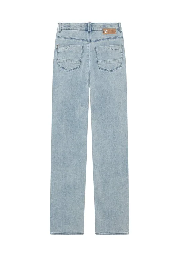 Изысканные джинсы-сигареты Indian Blue Jeans, Used Light Denim — фото 2