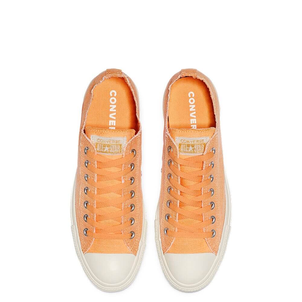 Низкие кеды Converse Chuck Taylor All Star OX Washed Out, оранжевый — фото 2