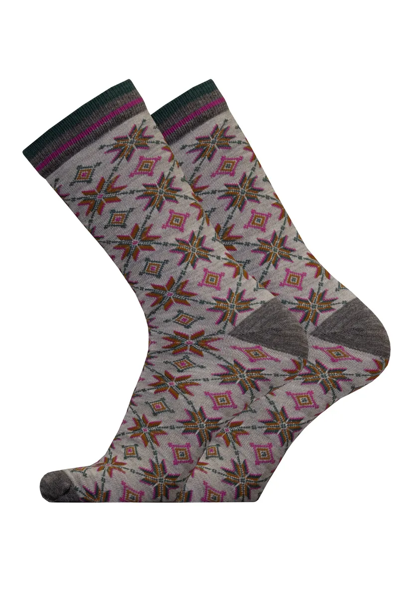 

Носки UphillSport "AUTUMN STAR, 2 шт." (2 пары), дышащие, серый
