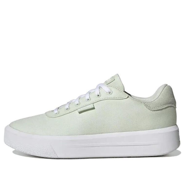 

Кроссовки neo court platform cln Adidas, зеленый