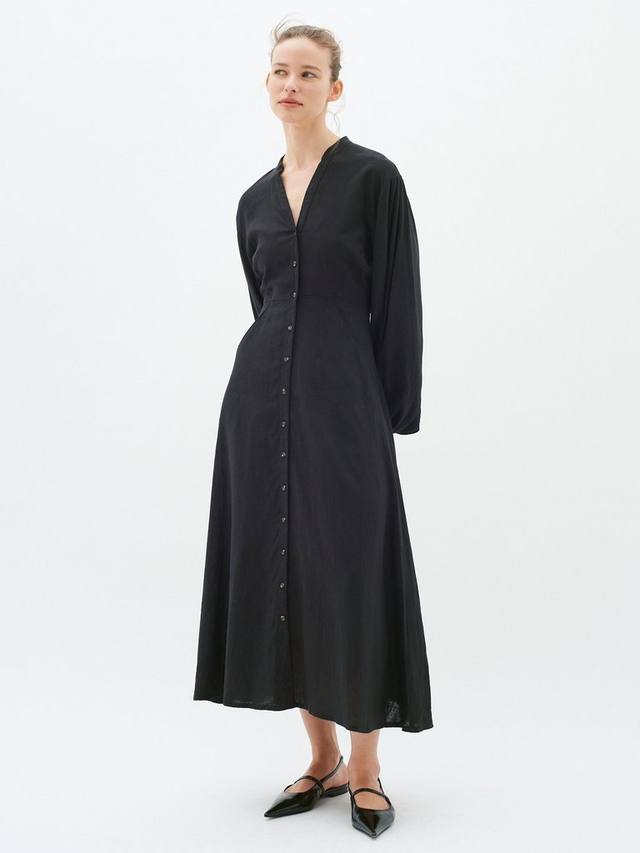 

Платье миди с укороченным рукавом pattie InWear, черный