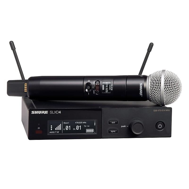 

Беспроводная система Shure Shure SLXD24/SM58 Handheld Wireless System with SM58 (G58 Band / 470-514 MHz)