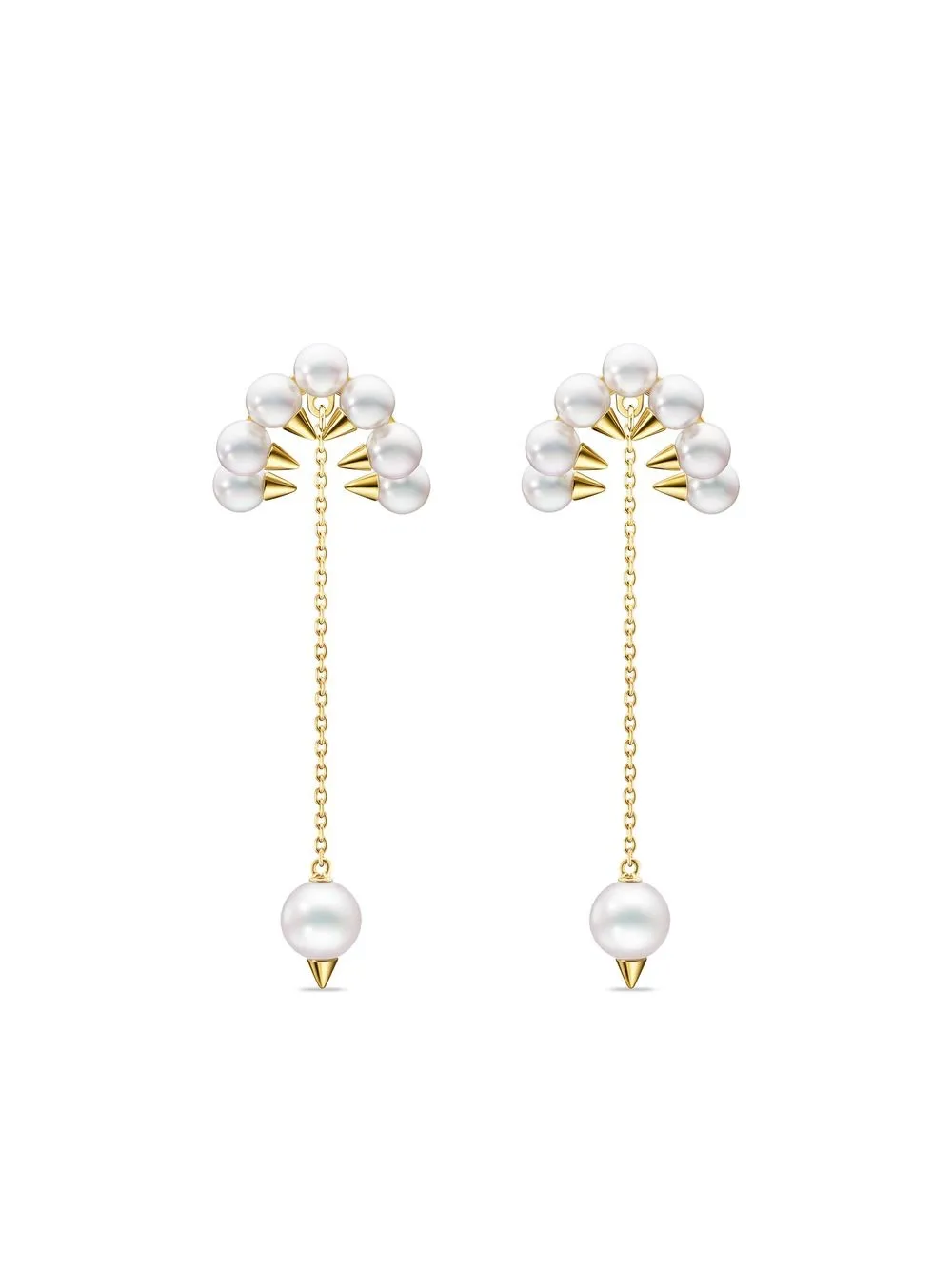 

Серьги Collection Line Danger из желтого золота с жемчугом TASAKI, золотой