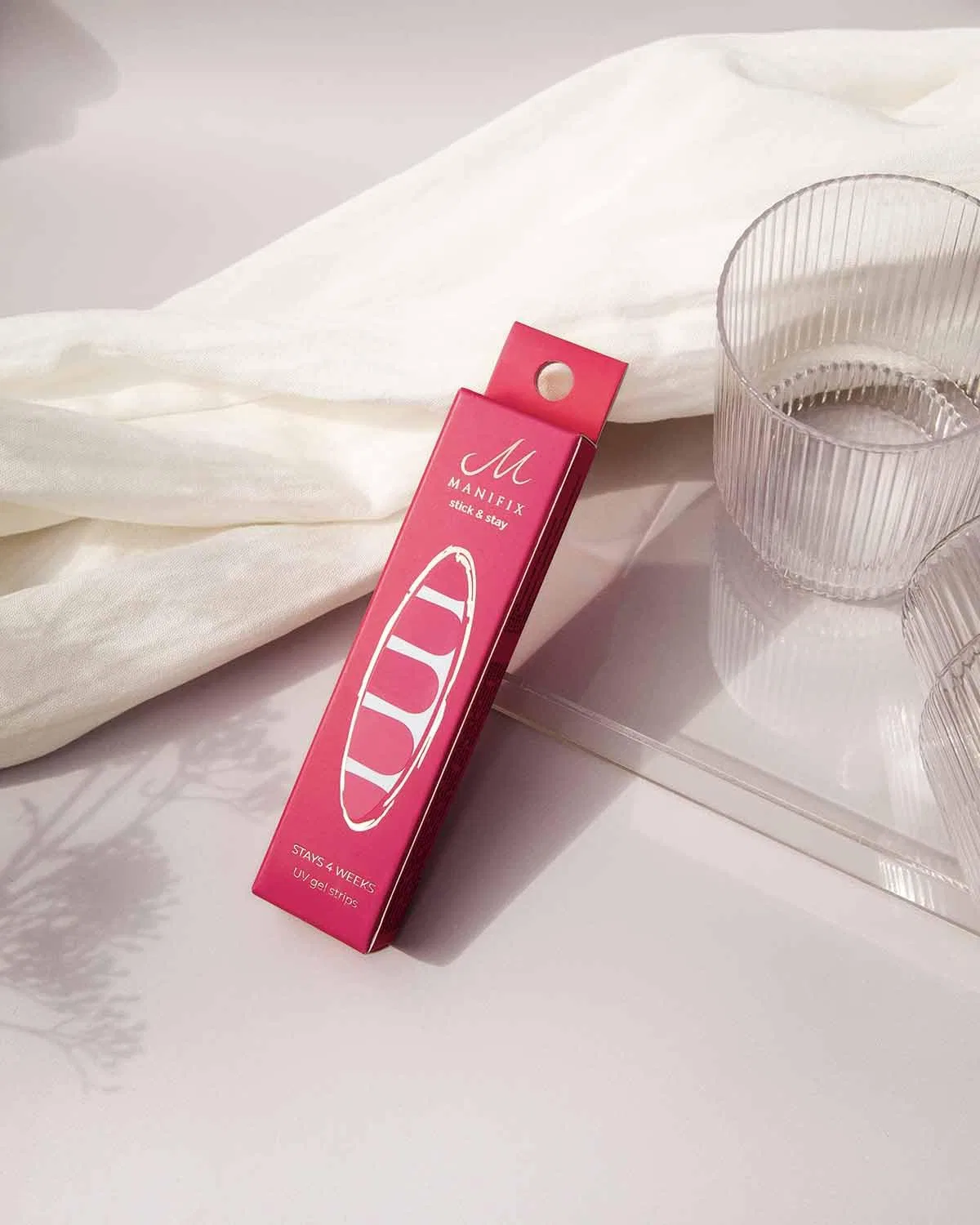 Самоклеящиеся УФ-гель-пленки для ногтей «Candy Pink» от Manifix Geschenkissimo — фото 3