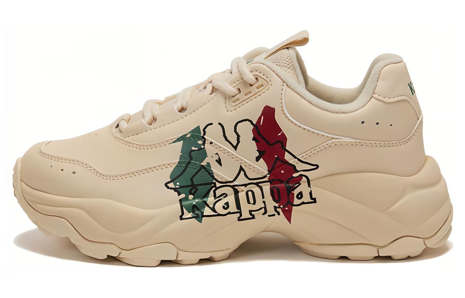 

Kappa Ангора Уайт - противоскользящие низкие массивные кроссовки с амортизацией унисекс, цвет Angora White