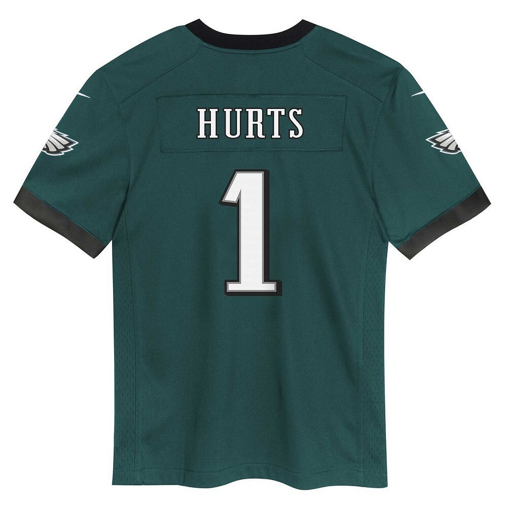 Футболка Nike Jalen Hurts Midnight Green Philadelphia Eagles для малышей, цвет Eag Green — фото 4