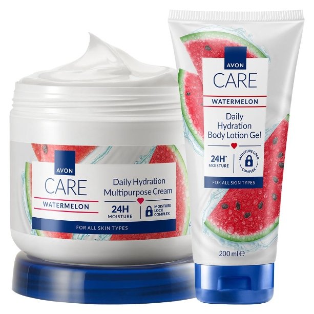 

Косметический набор Avon Daily Hydration гель-бальзам + крем «Арбуз»