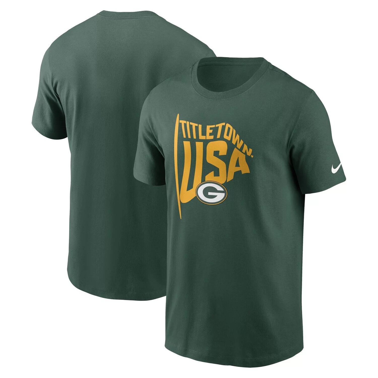 

Мужская зеленая футболка Green Bay Packers Local Essential Nike, Зеленый, Мужская зеленая футболка Green Bay Packers Local Essential Nike