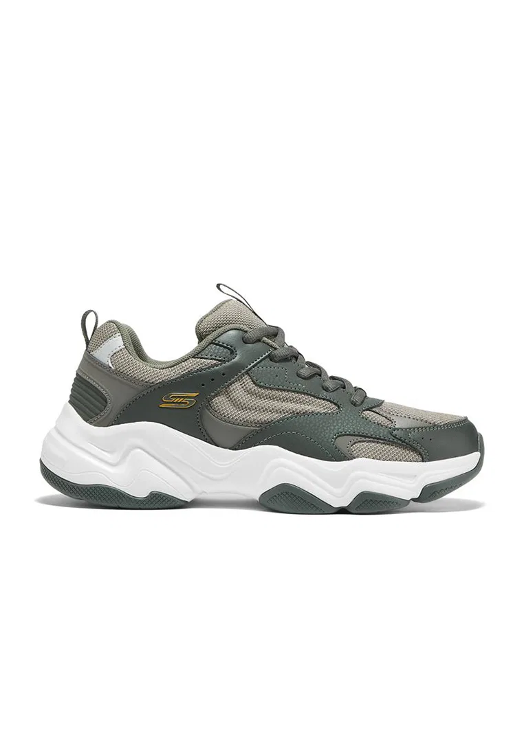 Кроссовки мужские, модель Diego, BOBS Skechers, оливковый
