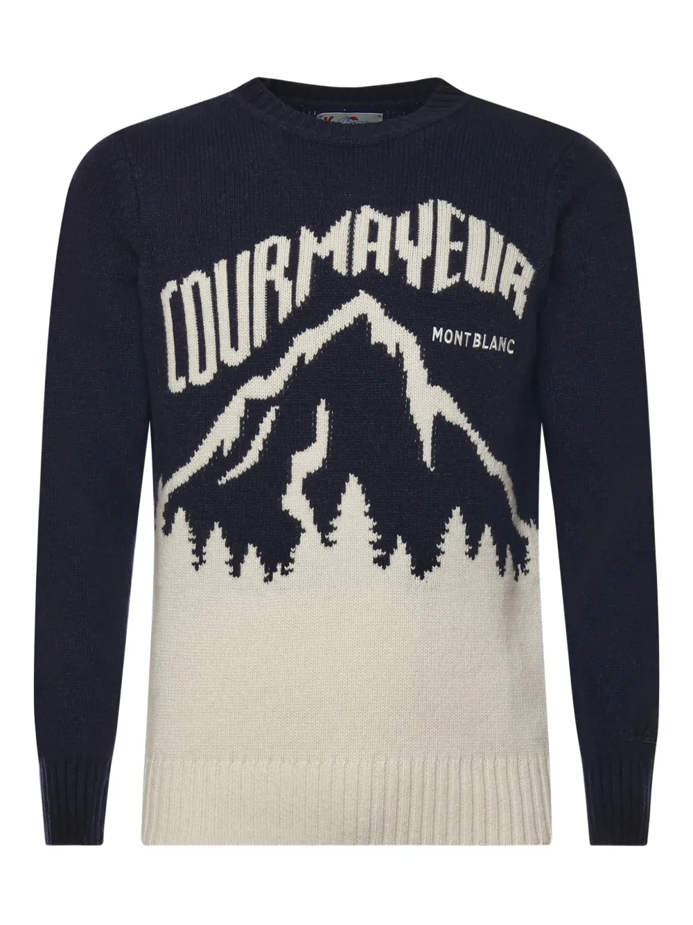 

Свитер с логотипом Mc2 Saint Barth, синий