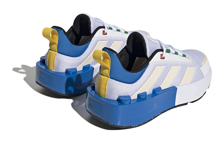 Кроссовки adidas Tech Runner  LEGO X  Big Kid 'White Shock Blue' — фото 4