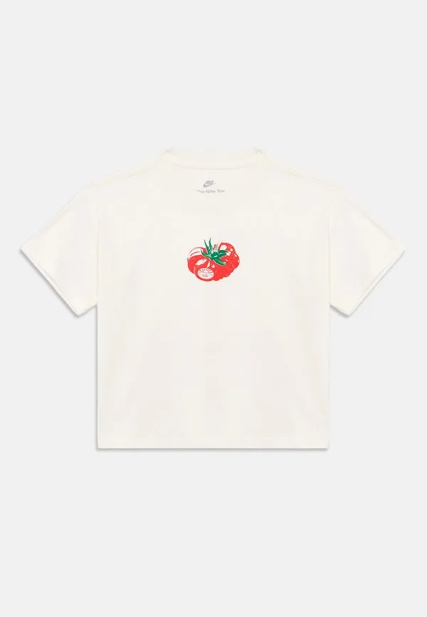 Футболка свободного кроя с принтом томата, кремового цвета Nike Sportswear, Off-White — фото 3